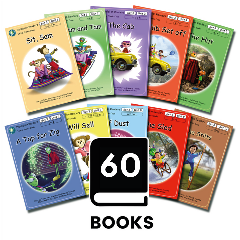 Dandelion Readers Units 1-10 - Set 3 (Guided Reading 60 Books)